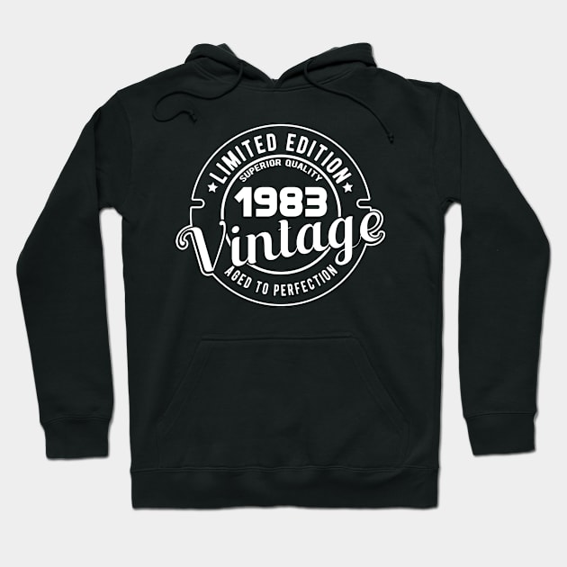 1983 VINTAGE - 38Th BIRTHDAY GIFT Hoodie by KC Happy Shop